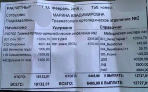 Средняя зарплата в Самарской области в 2018 году составила 32 932 рубля по данным Росстат. Вдохновившись этими цифрами травматолог из Самары опубликовал в соцсетях квитки, свой и своих