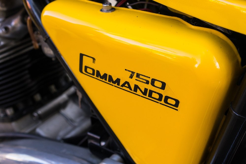 Гоночный Norton Commando Production Racer ака Yellow Peril